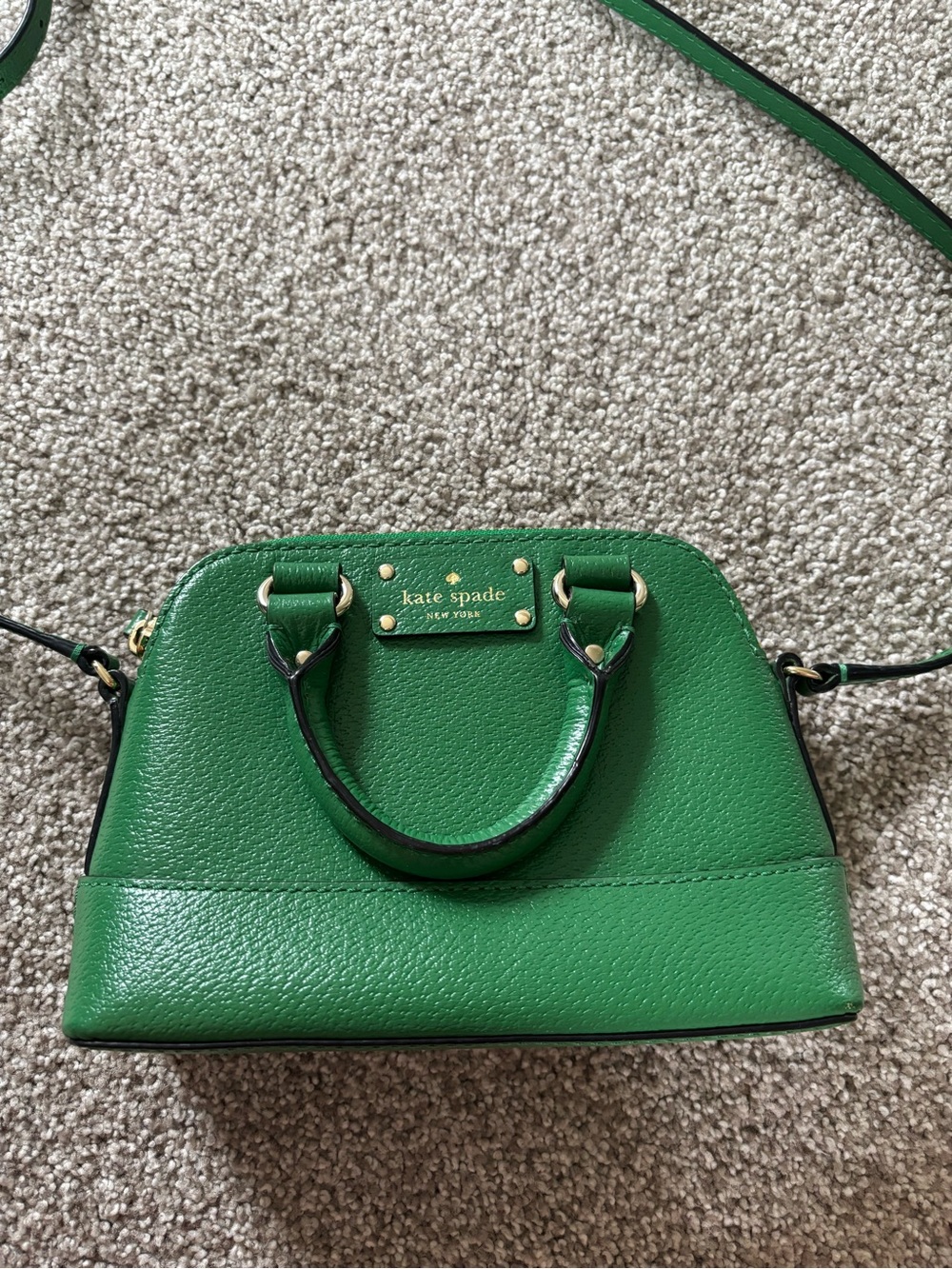 Kate Spade Green Purse - Picture 3 of 7